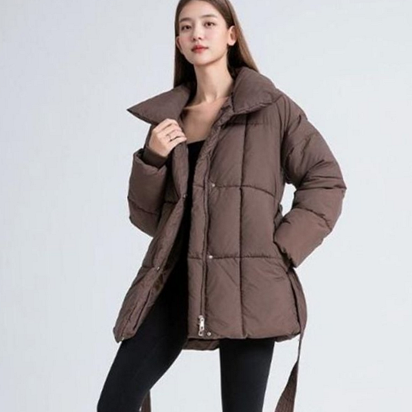 데일리 여성 패딩 오버핏 여자 패딩 따뜻한 아우터 - 상품 이미지