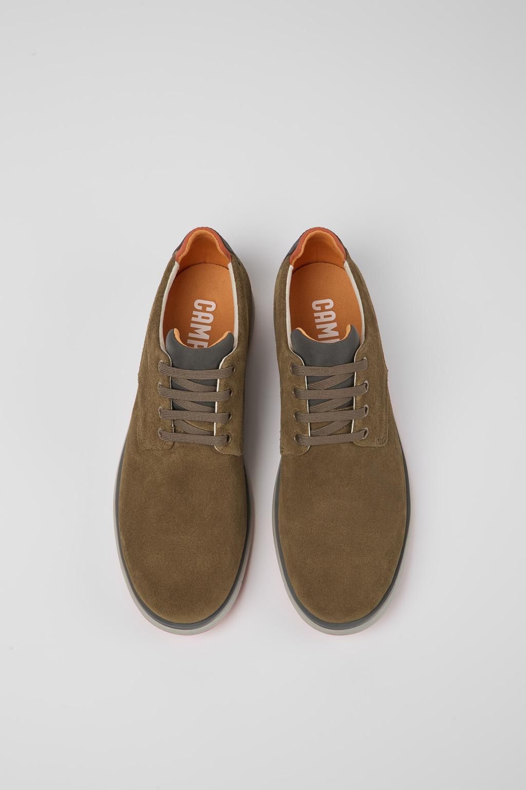 캠퍼 테크니컬 브라운 스웨이드 더비화 Smith K100478-004 BROWN - 상세 이미지 4