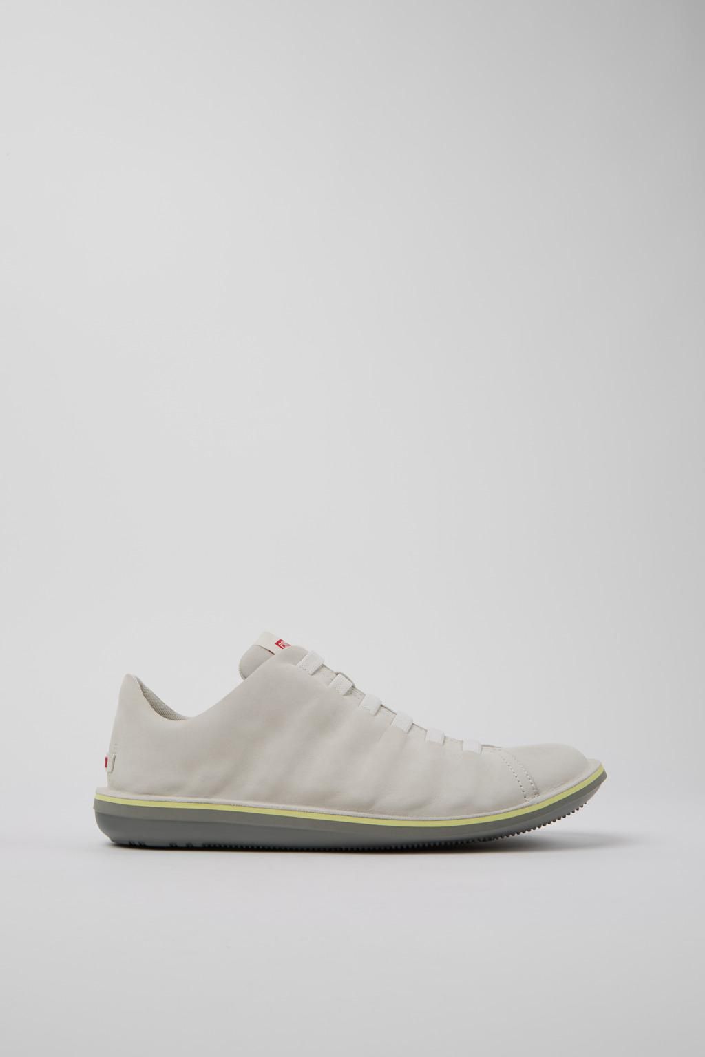 캠퍼 화이트 누벅 베이직 스니커즈 Beetle 18751-107 WHITE - 상품 이미지
