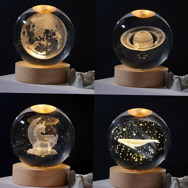 수유등 led 수정구 무드등 탁상 인테리어 조명 무드등