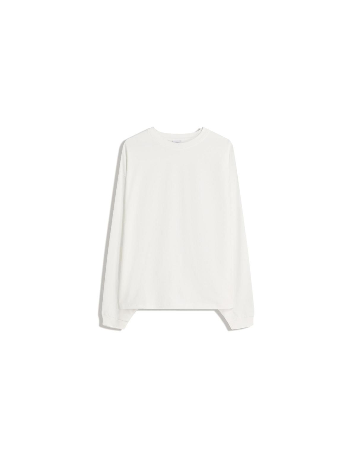 버쉬카 화이트 박시핏 긴팔 티셔츠 8082/116 OFF WHITE - 상세 이미지 3