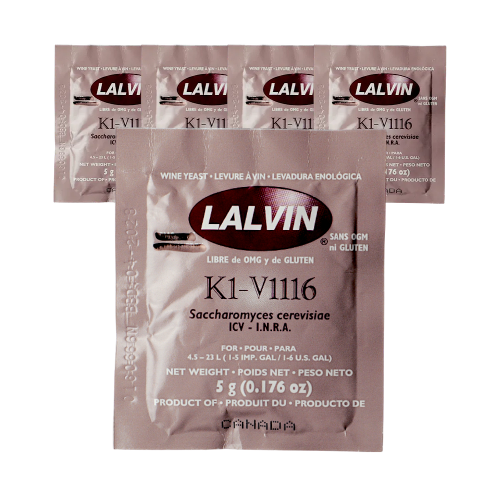 라빈 LALVIN K1-V1116(5g) 5개 와인 미드 막걸리 효모 - 상품 이미지