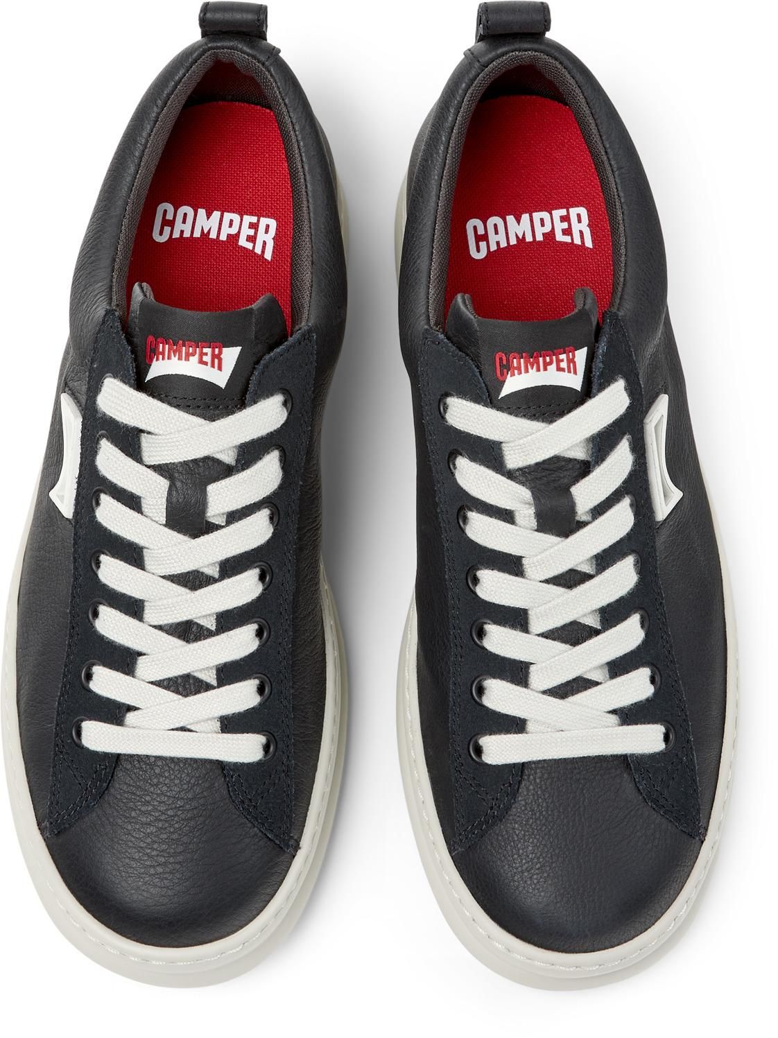 캠퍼 레트로 베이직 블랙 스니커즈 Runner K101052-002 BLACK - 메인 이미지
