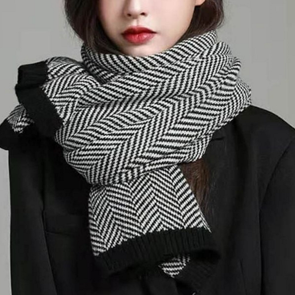 데일리 겨울 목도리 헤링본 여성 목도리 머플러 가을 - 상품 이미지