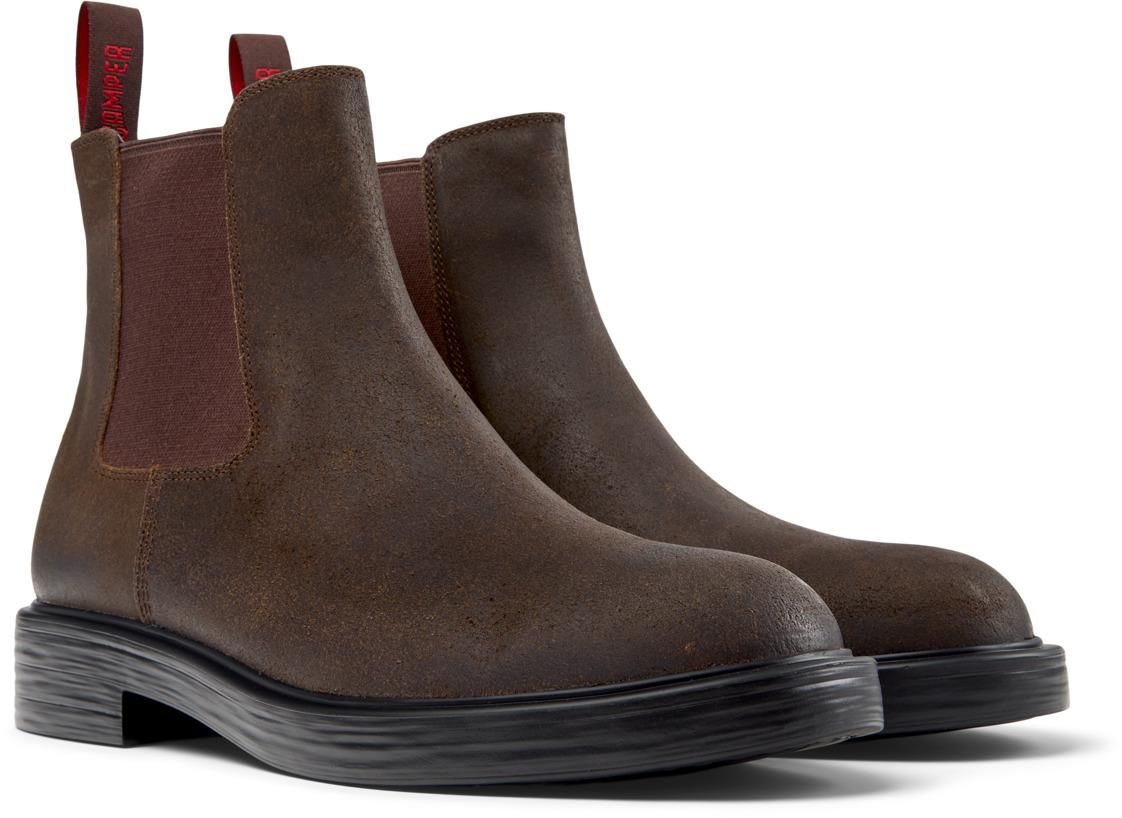 캠퍼 프리미엄 누벅 브라운 첼시부츠 Dean K300492-004 BROWN - 상품 이미지