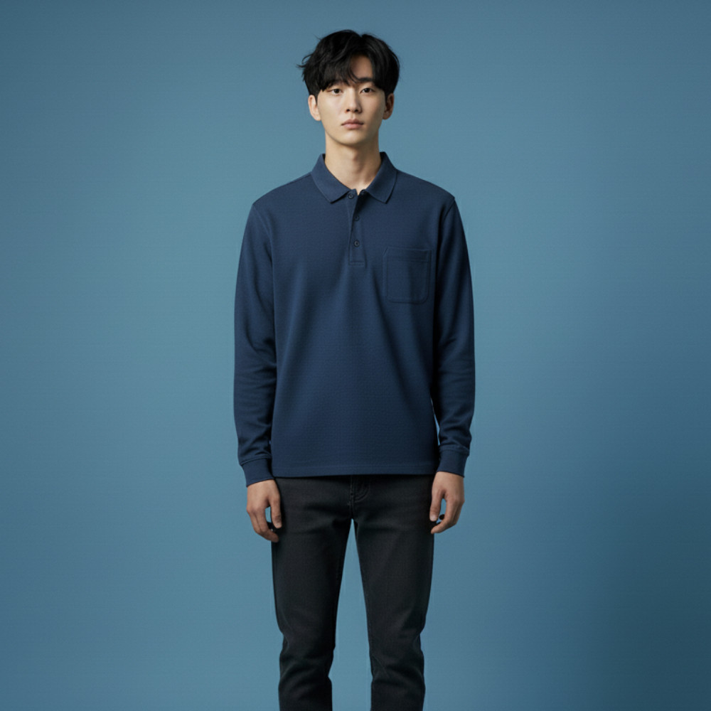 조이마담 MT50033 데일리 무지 포켓 카라 티셔츠 중년남성의류 아빠옷 - 상세 이미지 5