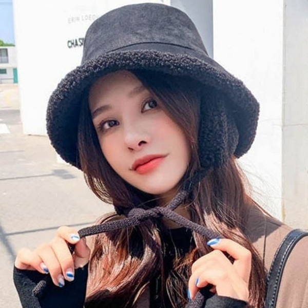 방한 여성 귀달이 모자 트루퍼햇 겨울 귀달이 모자 안감퍼 - 메인 이미지
