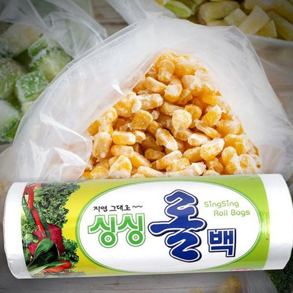위생 롤 백 비닐 봉투 시장용 일회용 비닐 봉투 - 상품 이미지