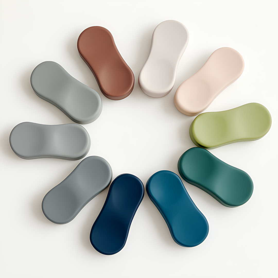 디아르 국내산 플래티넘 실리콘 수저 받침 숟가락 젓가락 받침대 제품 이미지