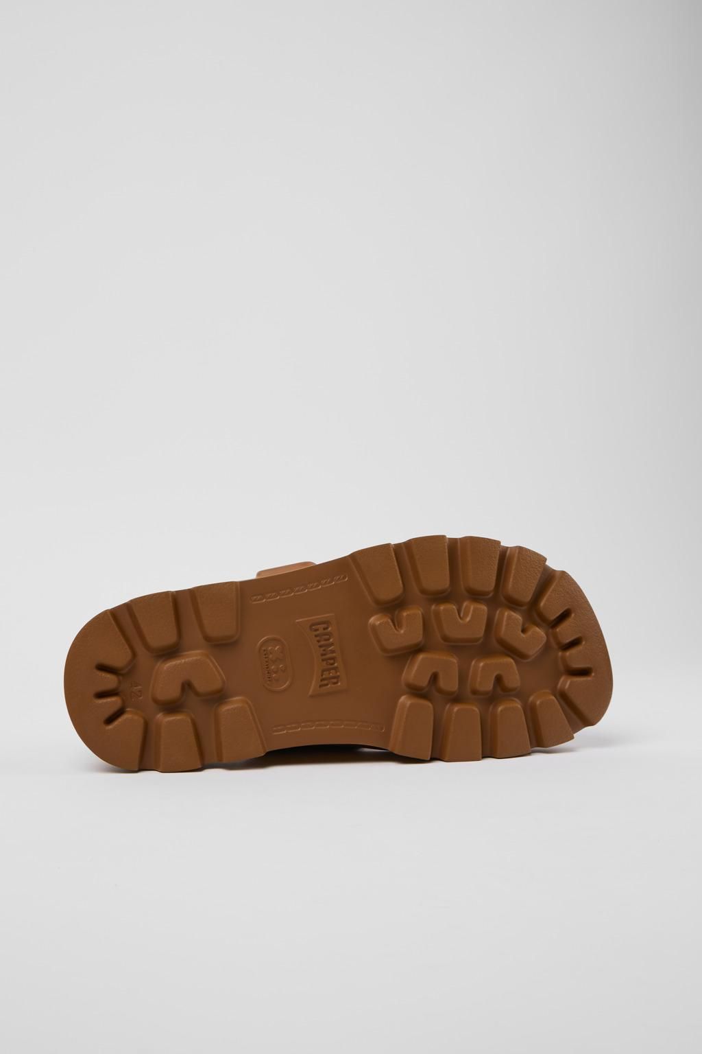 캠퍼 브라운 남성 슬라이드 샌들 Brutus K101046-002 BROWN - 상세 이미지 5