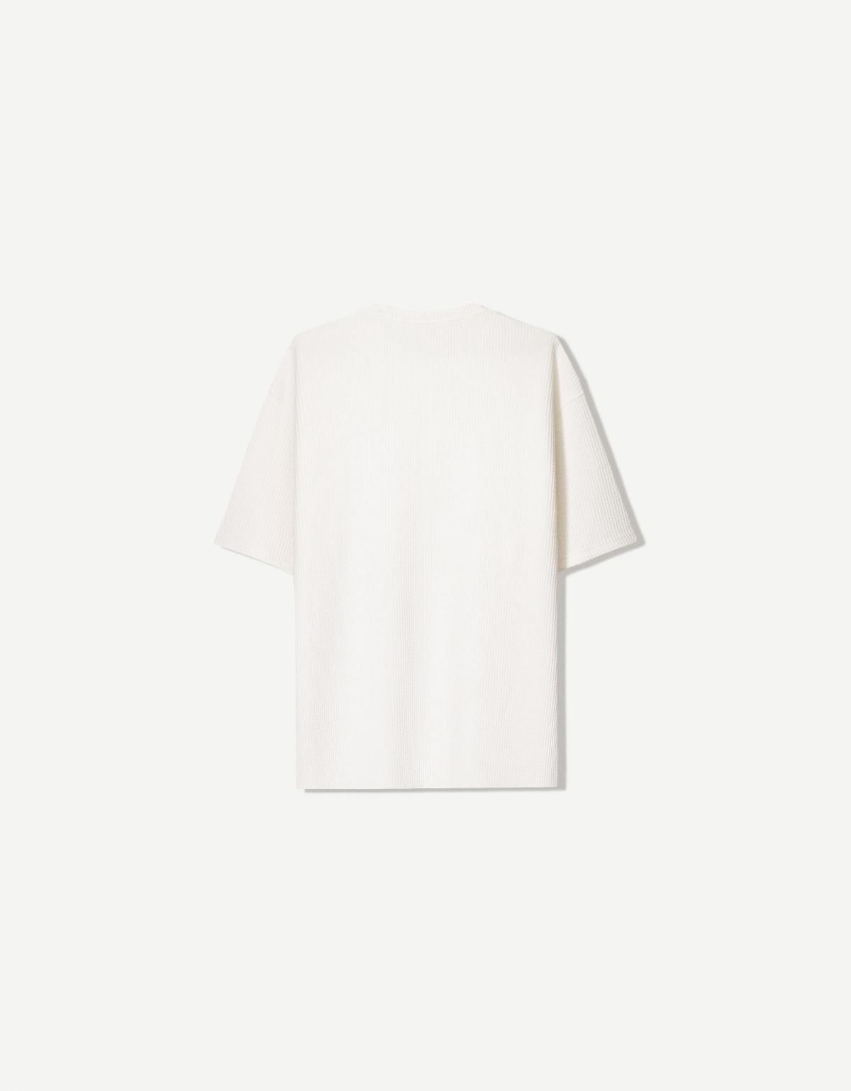 버쉬카 시어서커 반팔 티셔츠 2880/777 OFF WHITE - 상세 이미지 2