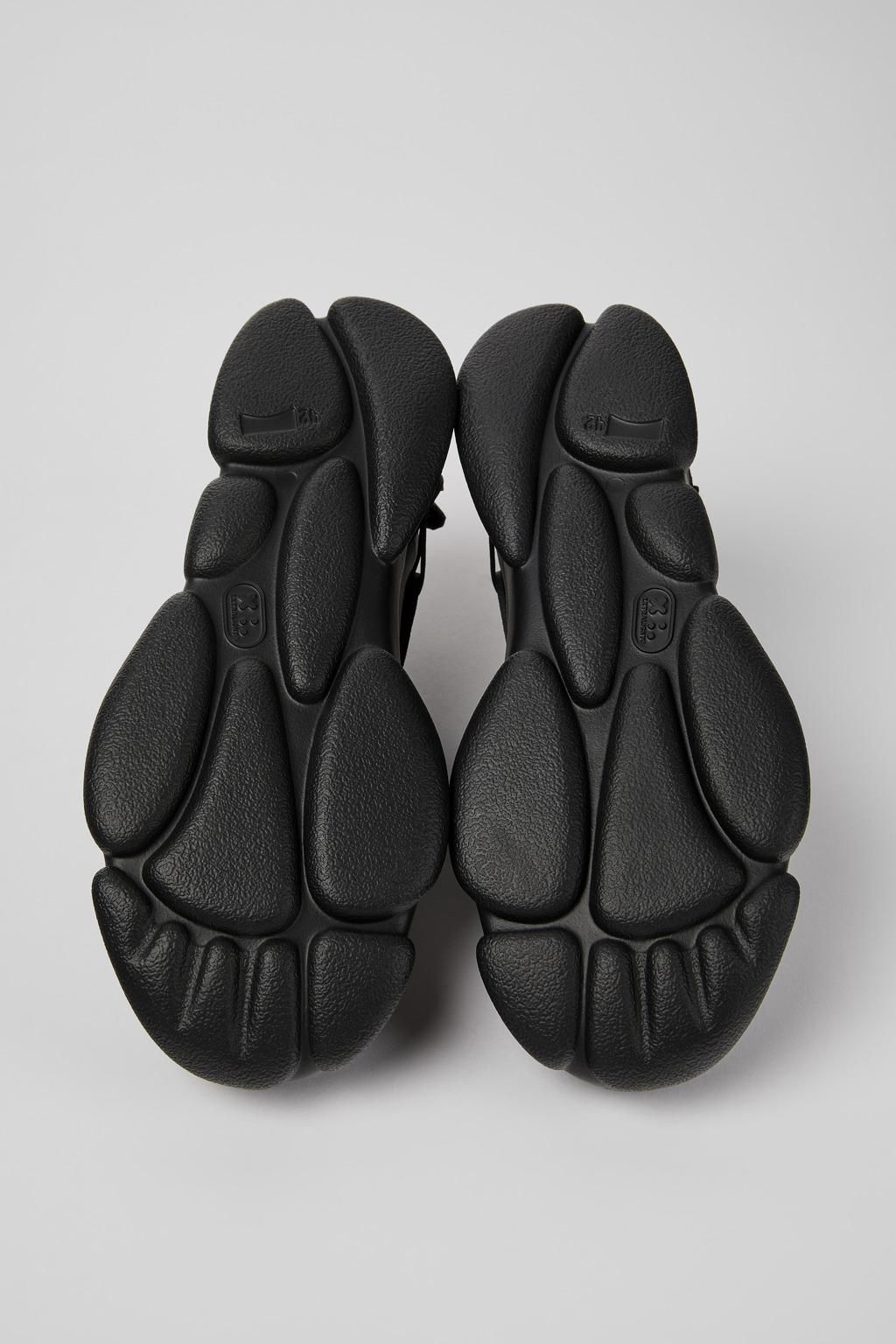 캠퍼 블랙 레더 텍스타일 스니커즈 Karst K100845-005 BLACK - 상세 이미지 5
