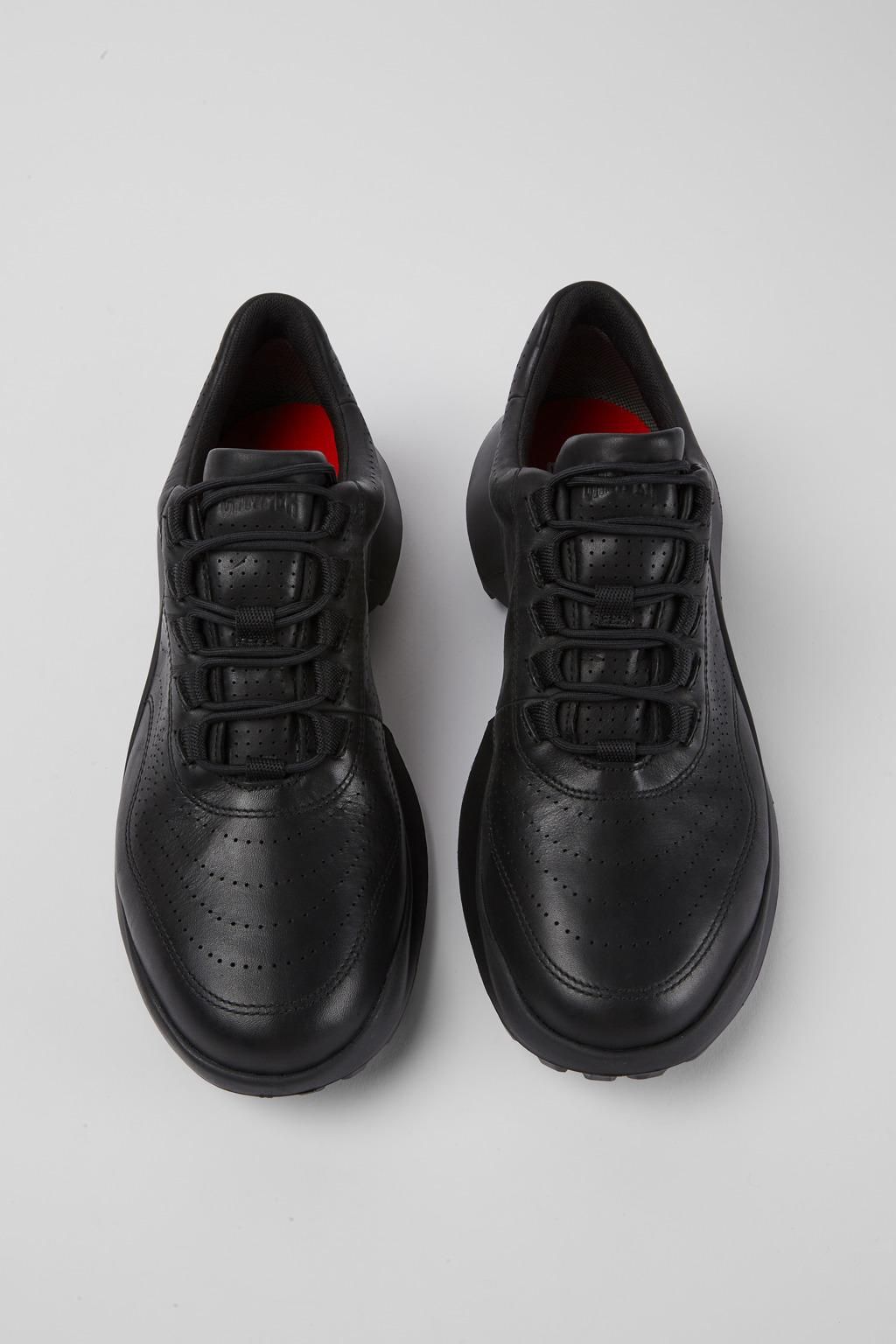 캠퍼 방수 블랙 레더 고어텍스 스니커즈 CRCLR K100643-005 BLACK - 상세 이미지 4