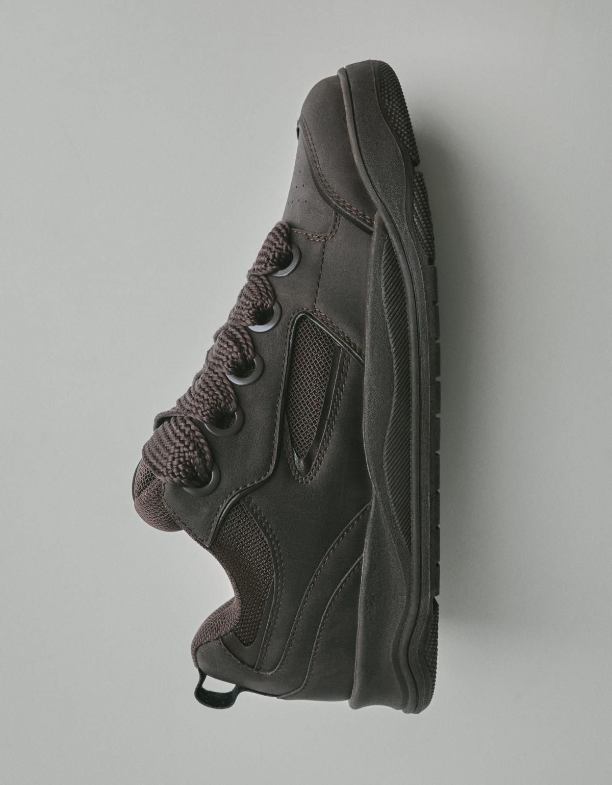 버쉬카 청키 스케이터 테크니컬 스니커즈 2409/664 BROWN - 상세 이미지 5