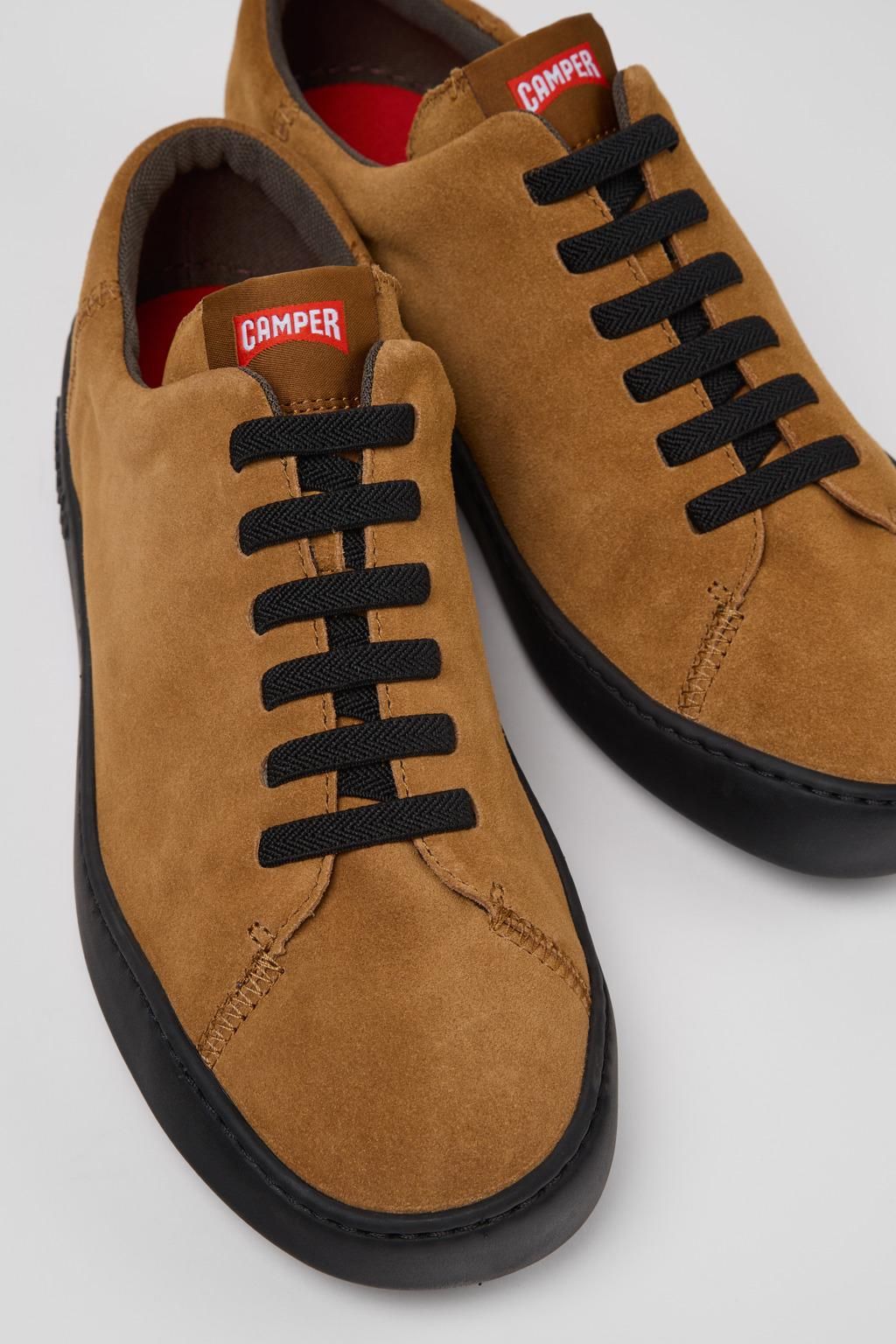캠퍼 브라운 스웨이드 스니커즈 Peu Touring K100479-059 BROWN - 상세 이미지 2