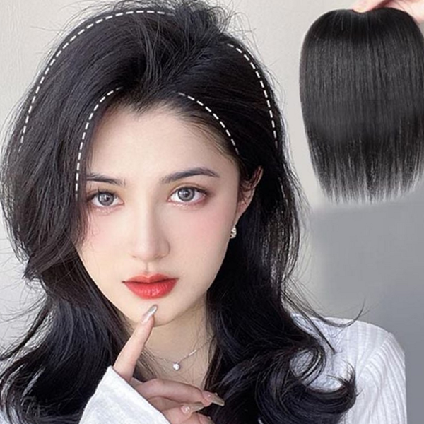 볼륨 여성 부분 가발 똑딱이 여자 정수리 가발 - 상품 이미지