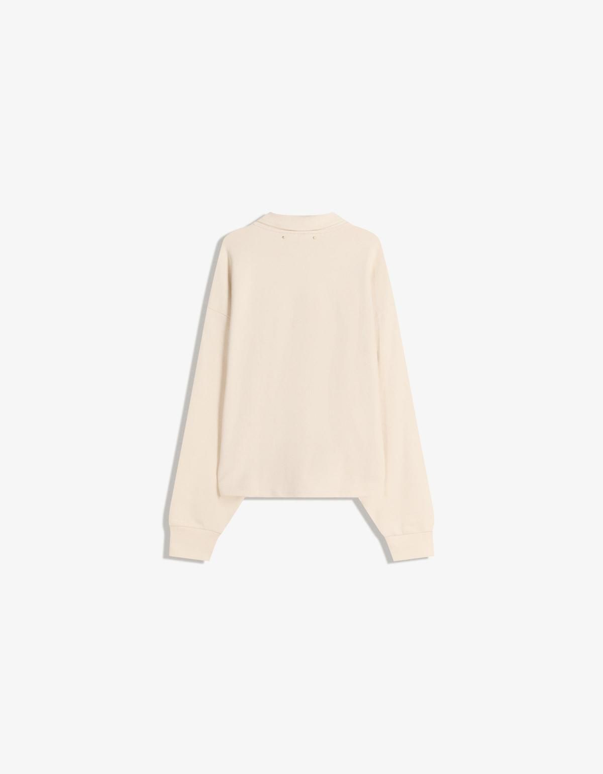 버쉬카 프린트 아이보리 테크니컬 긴팔 폴로셔츠 8081/478 CREAM - 상세 이미지 2