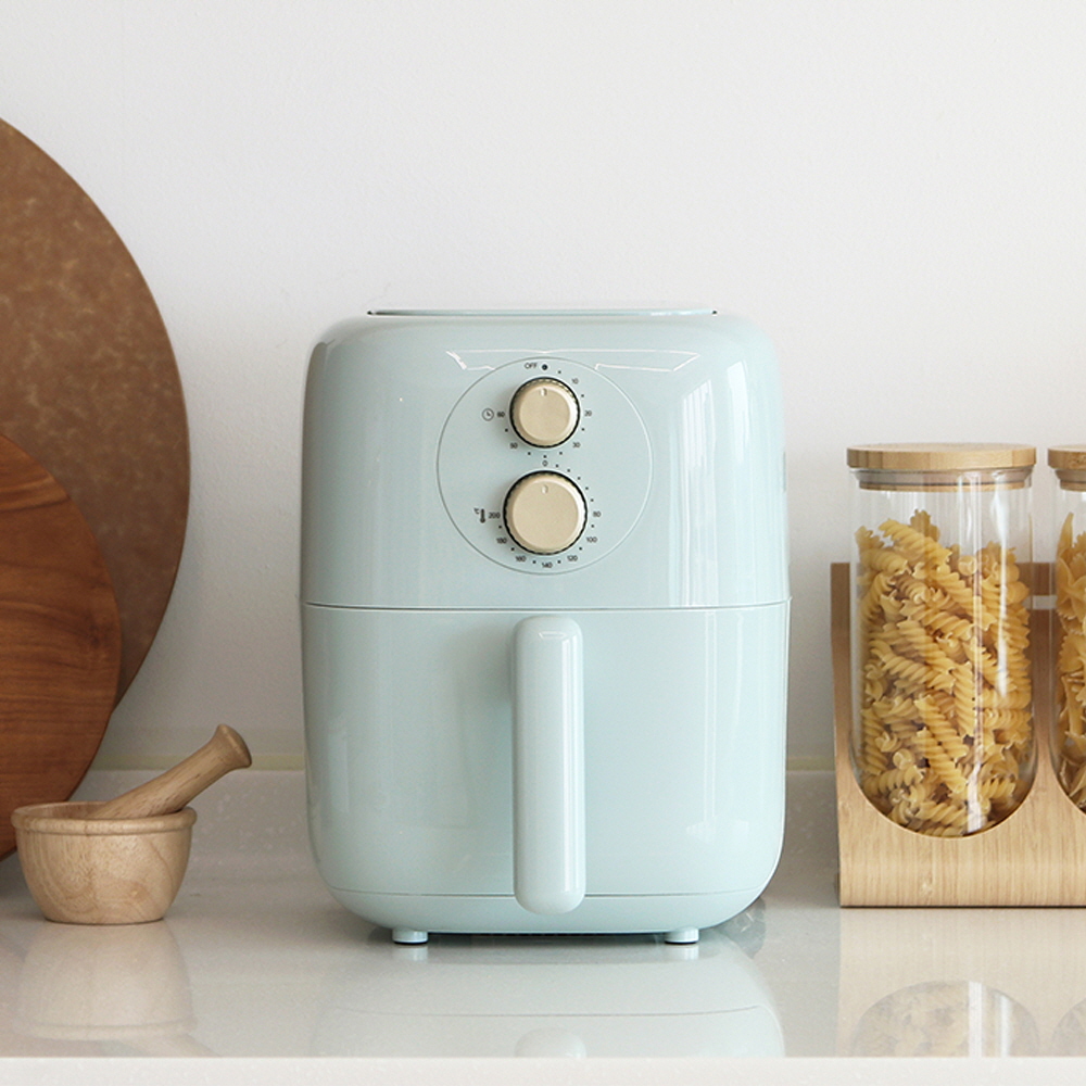 가정용 소형 에어프라이어 미니 에어프라이어 스텐받침포함