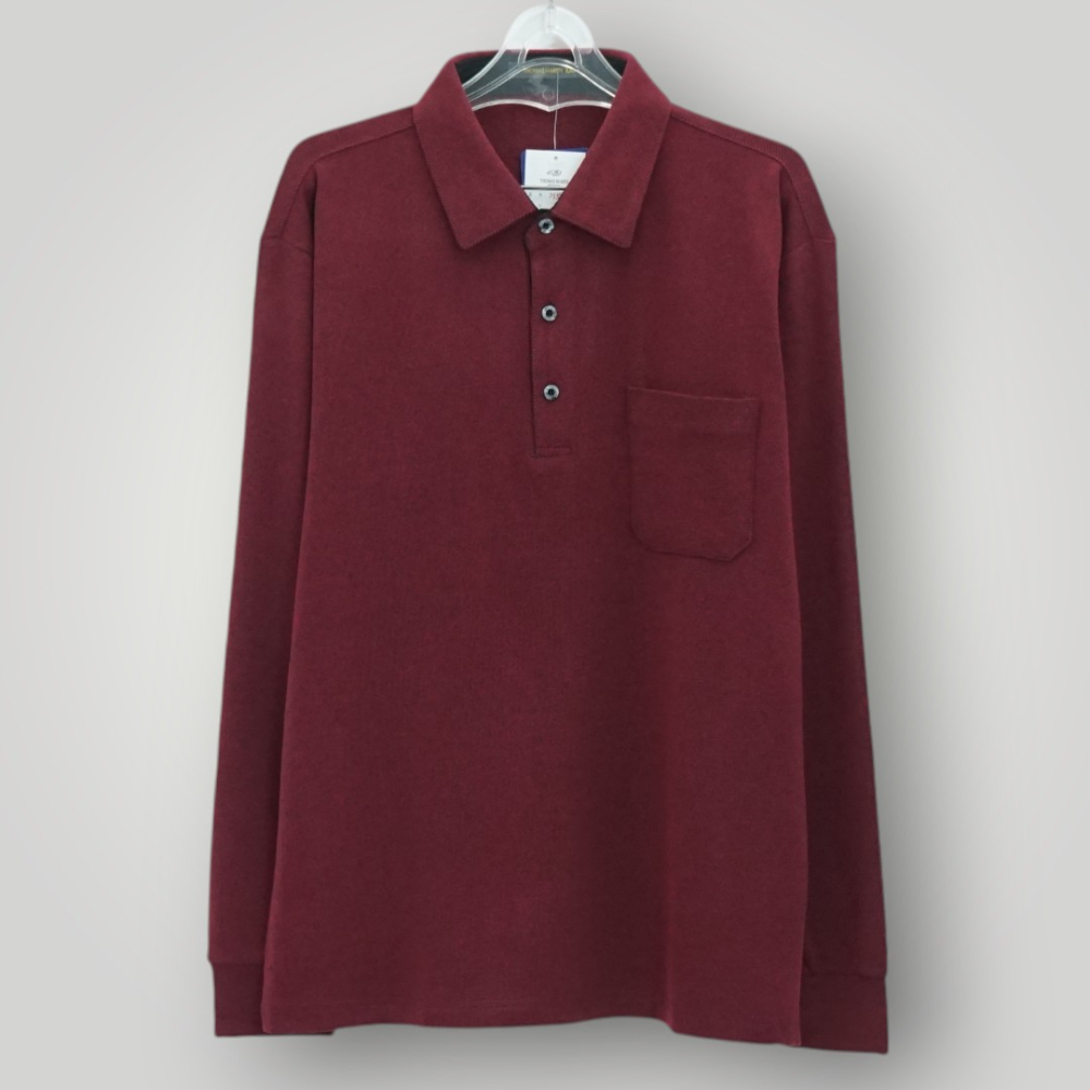 조이마담 MT50033 데일리 무지 포켓 카라 티셔츠 중년남성의류 아빠옷 - 상세 이미지 4