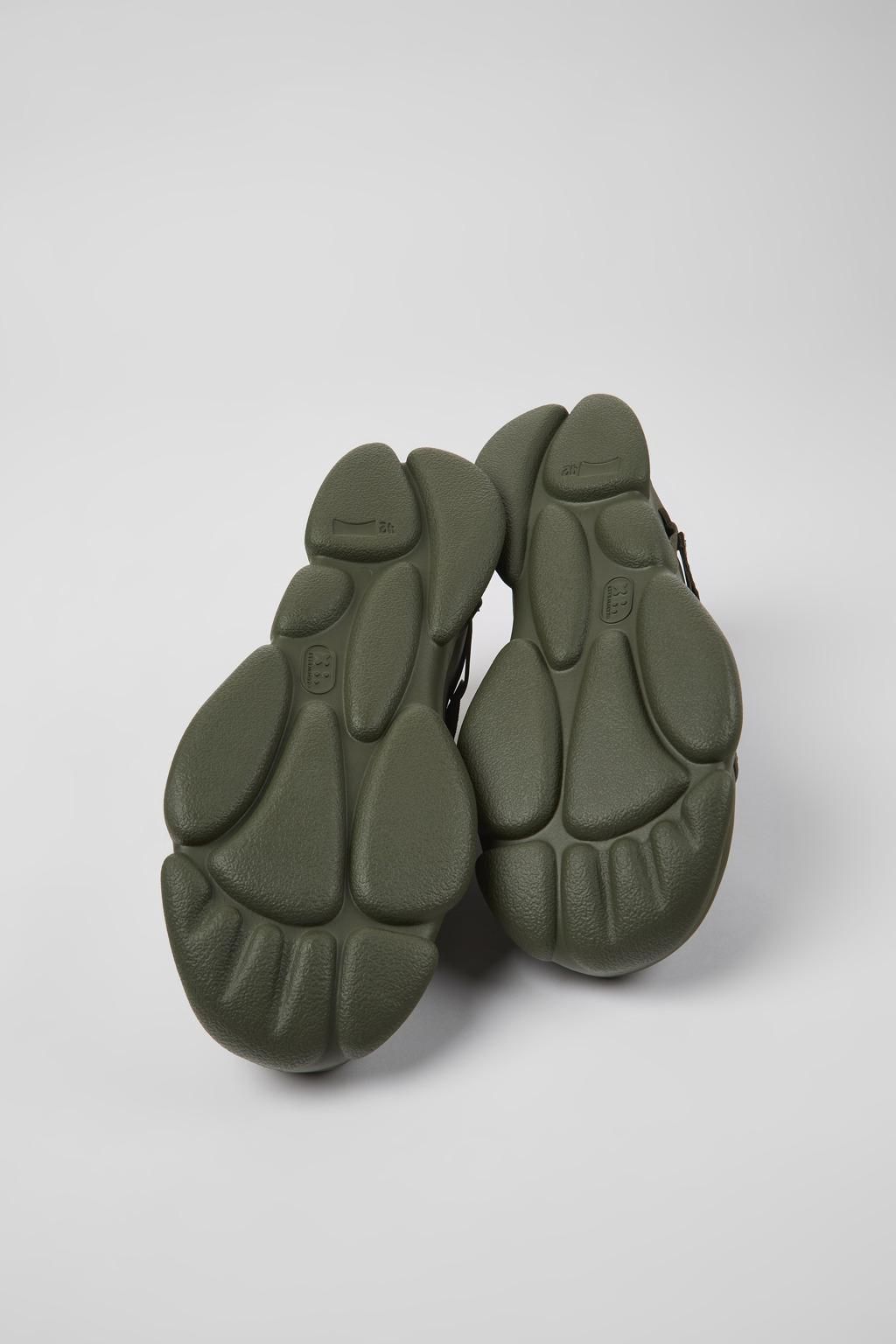 캠퍼 테크니컬 그린 레더 스니커즈 Karst K100845-006 GREEN - 상세 이미지 5