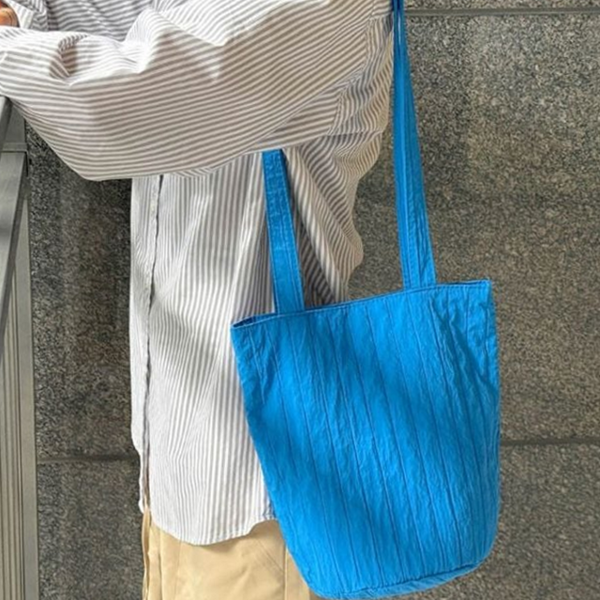 원통형 여성 숄더백 세로형 여자 숄더백 데일리 캐주얼 - 상품 이미지