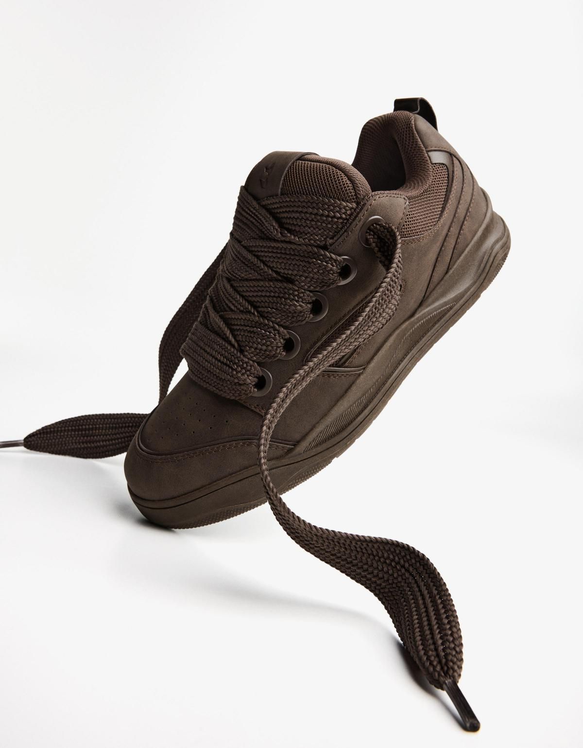 버쉬카 청키 스케이터 테크니컬 스니커즈 2409/664 BROWN - 상세 이미지 3