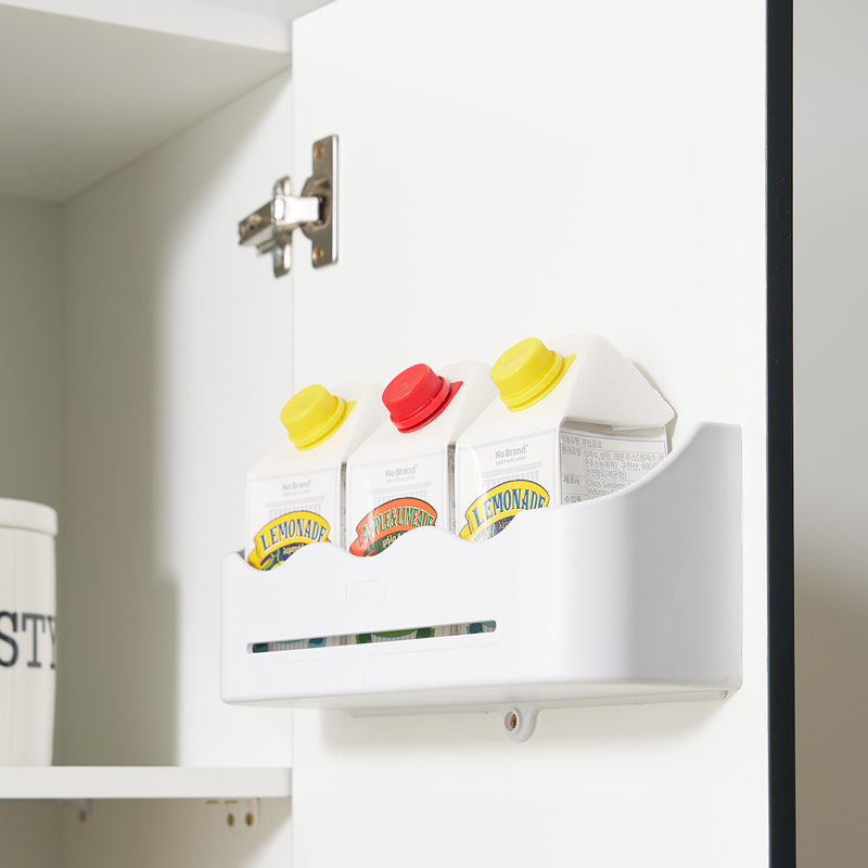 홈카페 틈새 주방 키큰 도어수납장 냉장고형 애니스 화이트 700mm, 5단, 화이트