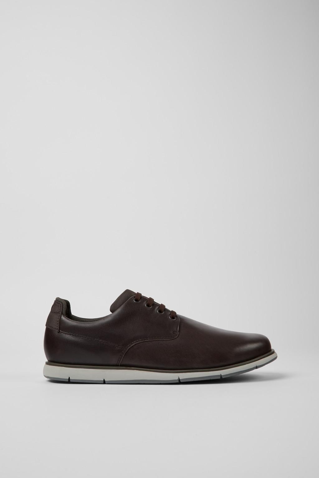 캠퍼 브라운 레더 캐주얼 더비화 Smith K100478-013 BROWN - 메인 이미지
