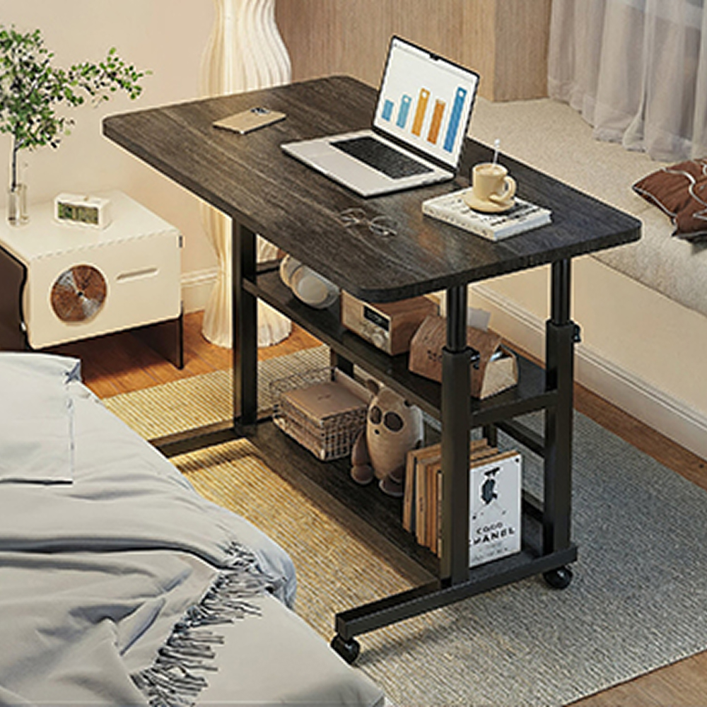 퓨핸 사이드테이블 높이조절 이동식 테이블 쇼파 소파 간이 책상 보조 티테이블 60x40