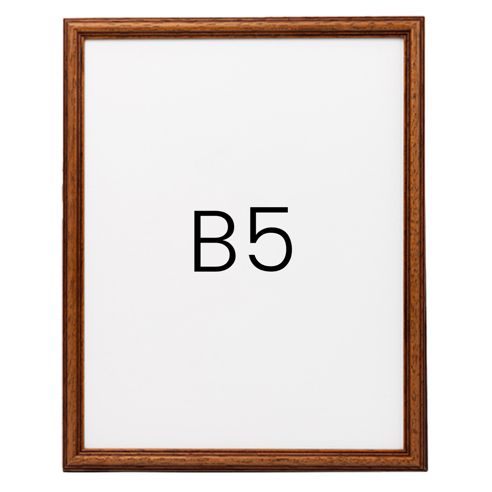 앤디크라인 원목액자 웨딩액자 우드 아크릴 프레임 스튜디오 틀 제작 b5 182x257mm, 오크 - 메인 이미지