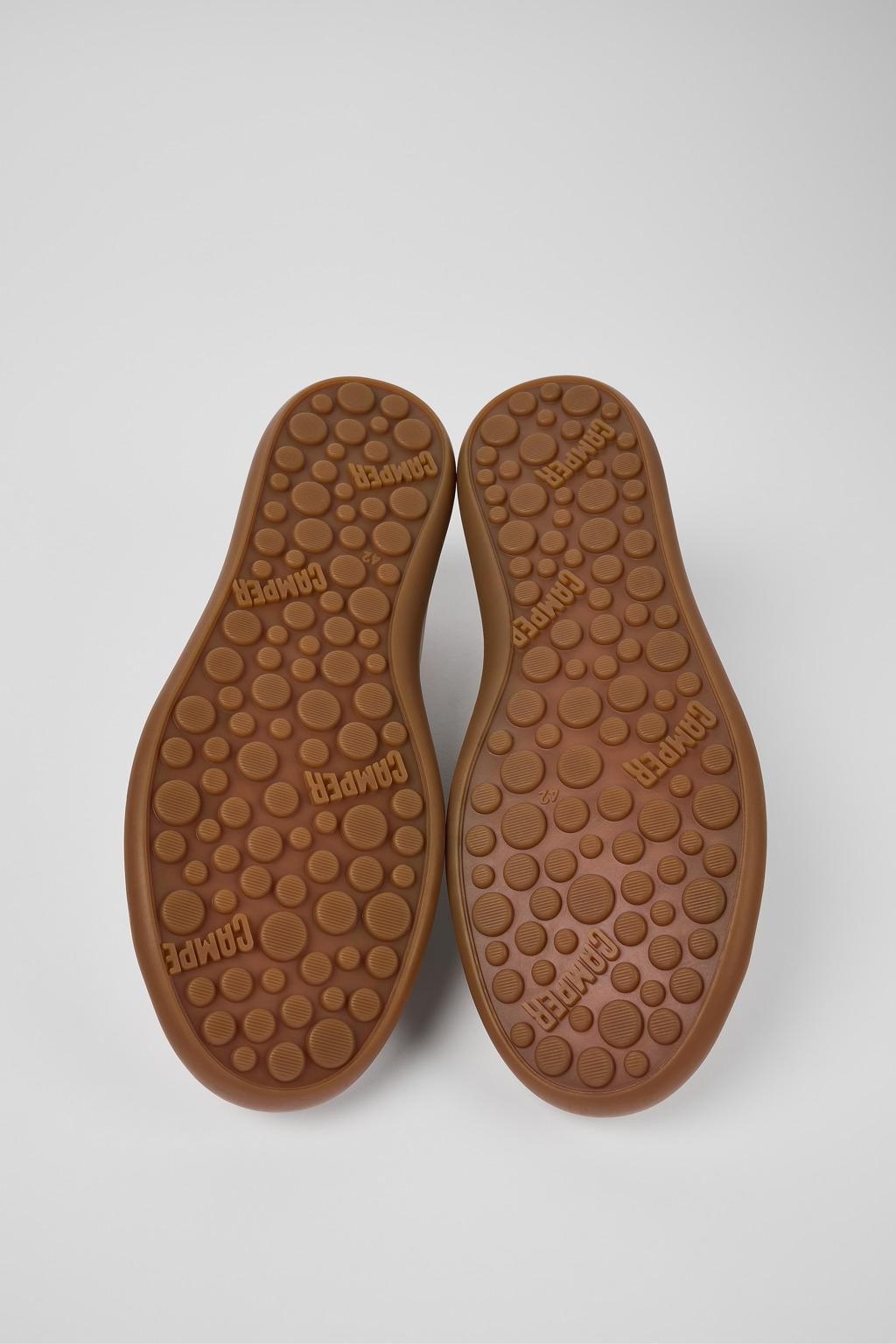캠퍼 화이트 레더 남성 스니커즈 Pelotas Soller K100974-001 WHITE - 상세 이미지 5