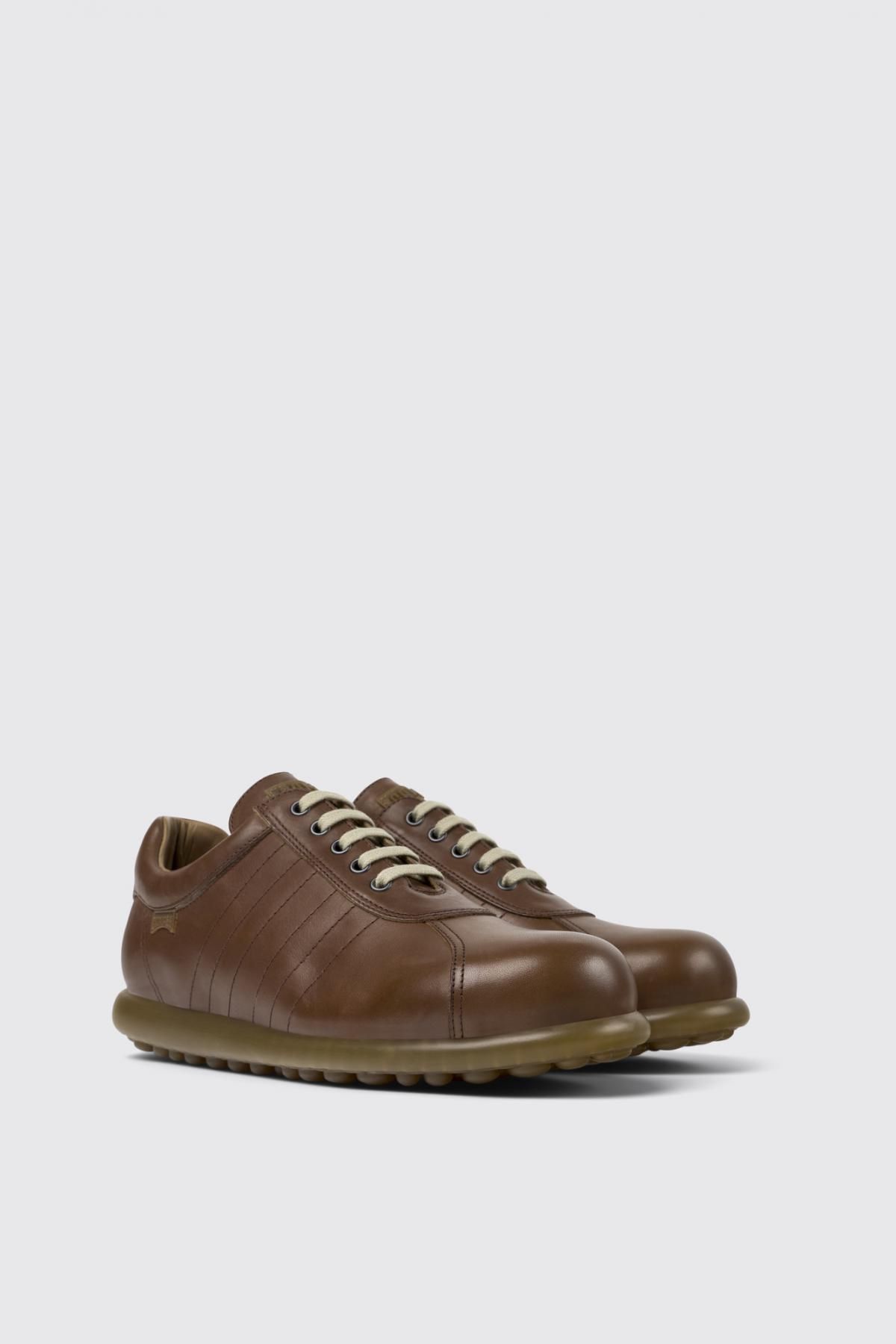 캠퍼 레트로 컴포트 브라운 레더 스니커즈 Pelotas 16002-328 BROWN - 상세 이미지 2