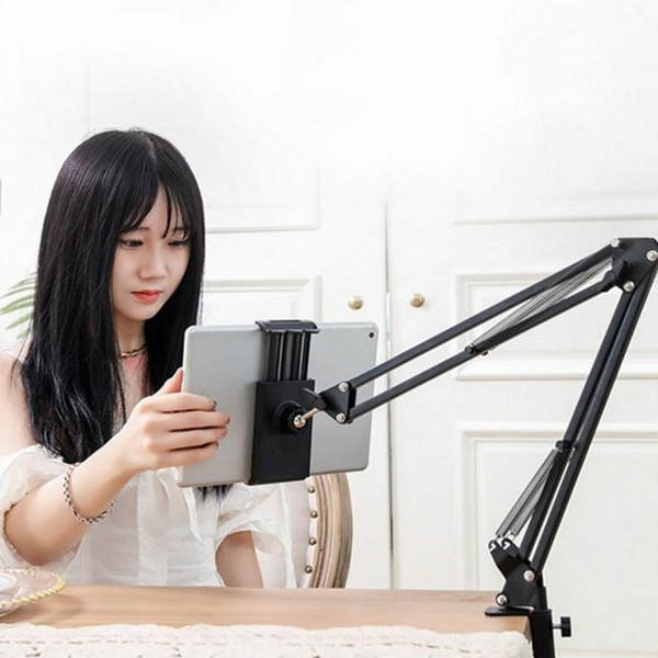 클램프 스마트폰 거치대 자바라 침대 거치대 다용도 조절 - 상품 이미지