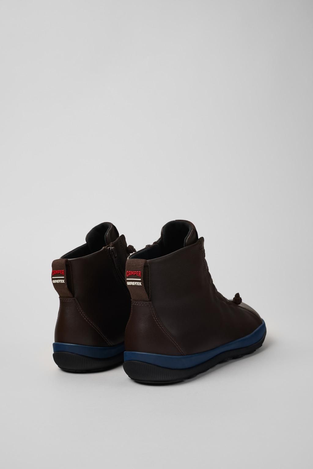 캠퍼 방수 브라운 고어텍스 레더 앵클부츠 Peu Pista K300287-027 BROWN - 상세 이미지 3