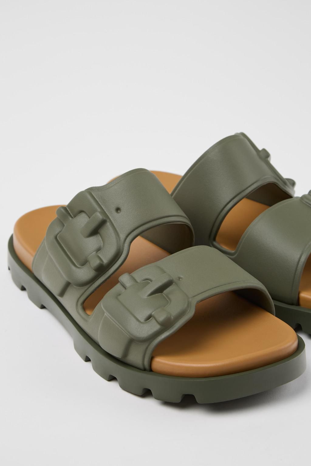캠퍼 테크니컬 그린 남성 스트랩 샌들 Brutus K101046-004 GREEN - 상세 이미지 2