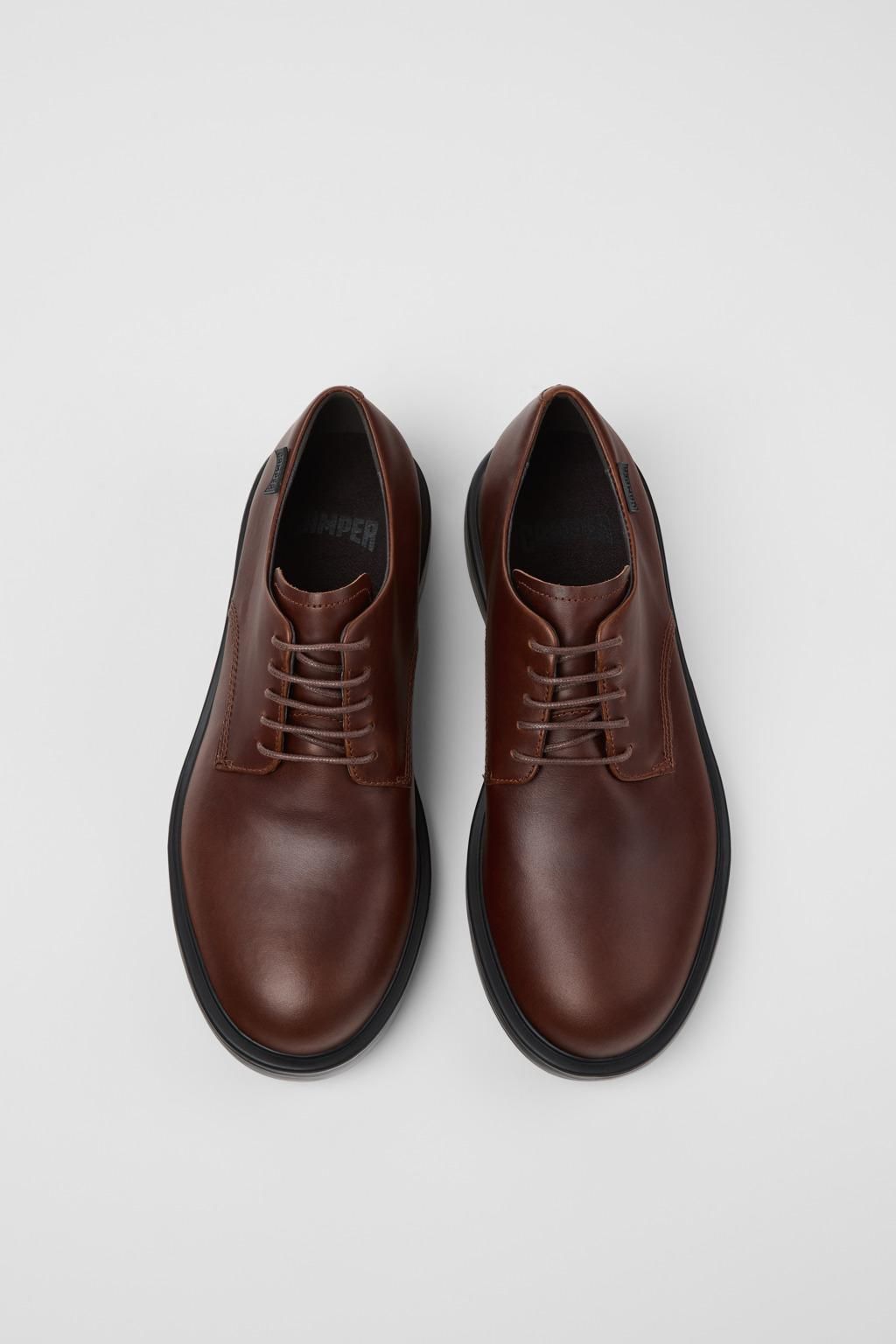캠퍼 클래식 브라운 레더 더비화 Dean K100979-012 BROWN - 상세 이미지 4