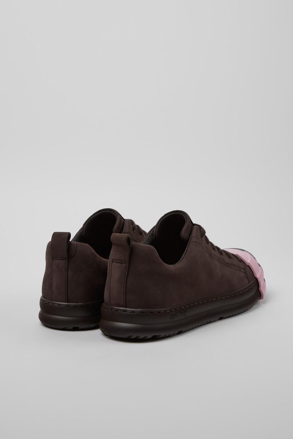 캠퍼 멀티컬러 누벅 스니커즈 Junction Runner K100978-007 BROWN - 상세 이미지 3