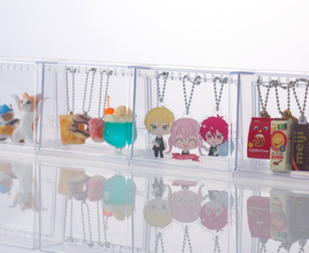 키링 보관함 아크릴 케이스 피규어 가챠 정리함