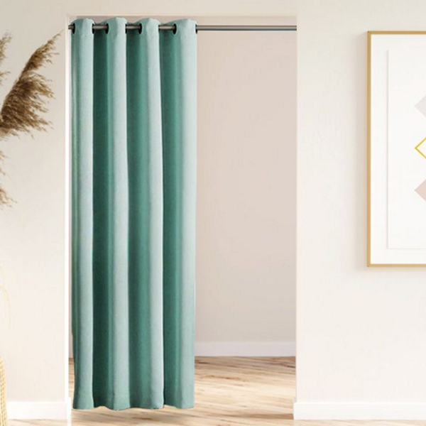 두꺼운 암막 커튼 방한 아일렛 커튼 침실 방음