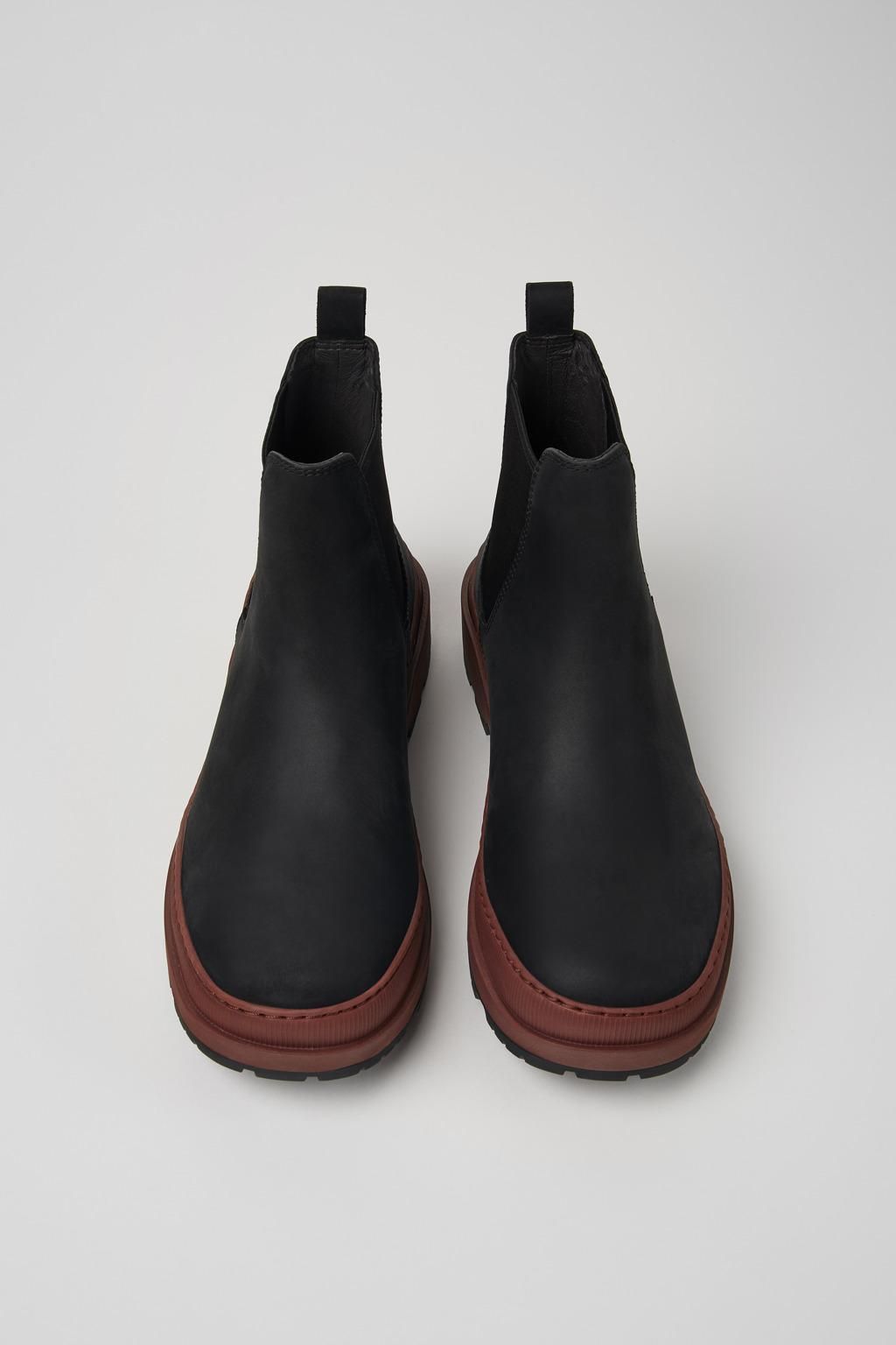 캠퍼 블랙 누벅 남성 앵클부츠 Brutus Trek K300435-011 BLACK - 상세 이미지 4