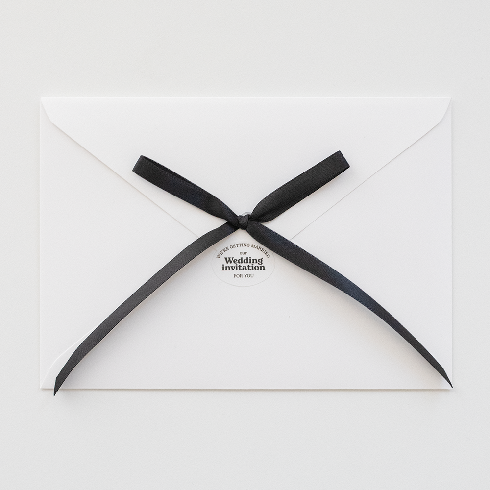 청첩장 오발 스티커 wedding invitation oval sticker 초대장 타원형 봉투 스티커 30매 - 상품 이미지