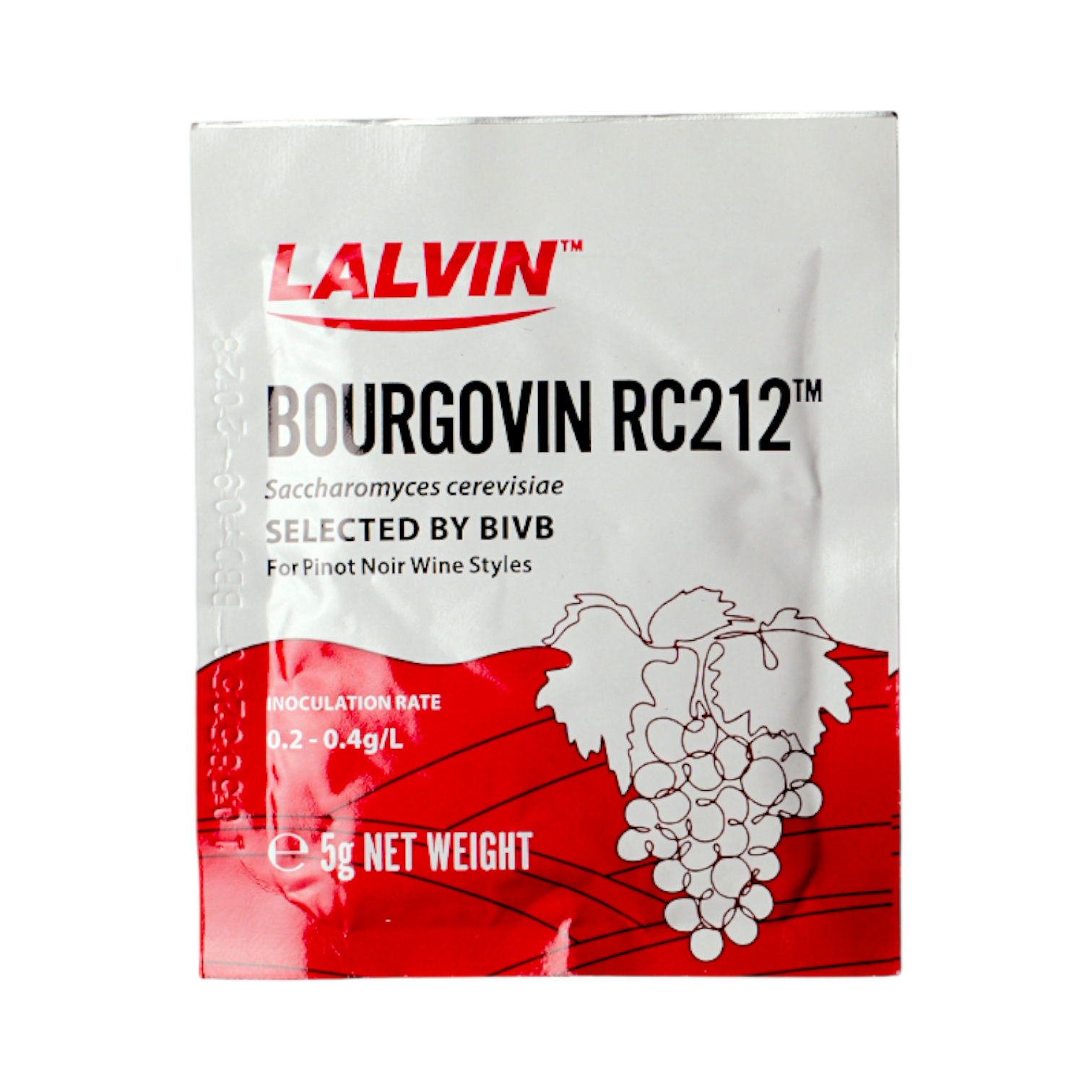 라빈 LALVIN RC212(5g) 5개 와인 미드 막걸리 샴페인 효모 - 상세 이미지 4