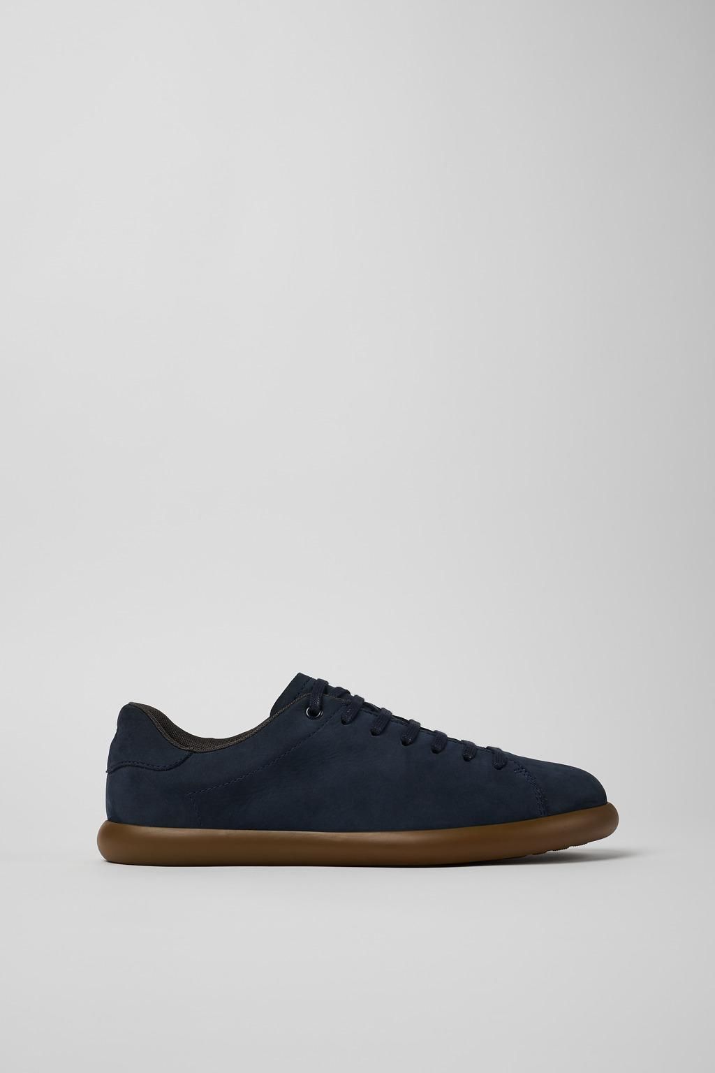 캠퍼 블루 누벅 남성 스니커즈 Pelotas Soller K101003-002 BLUE - 메인 이미지