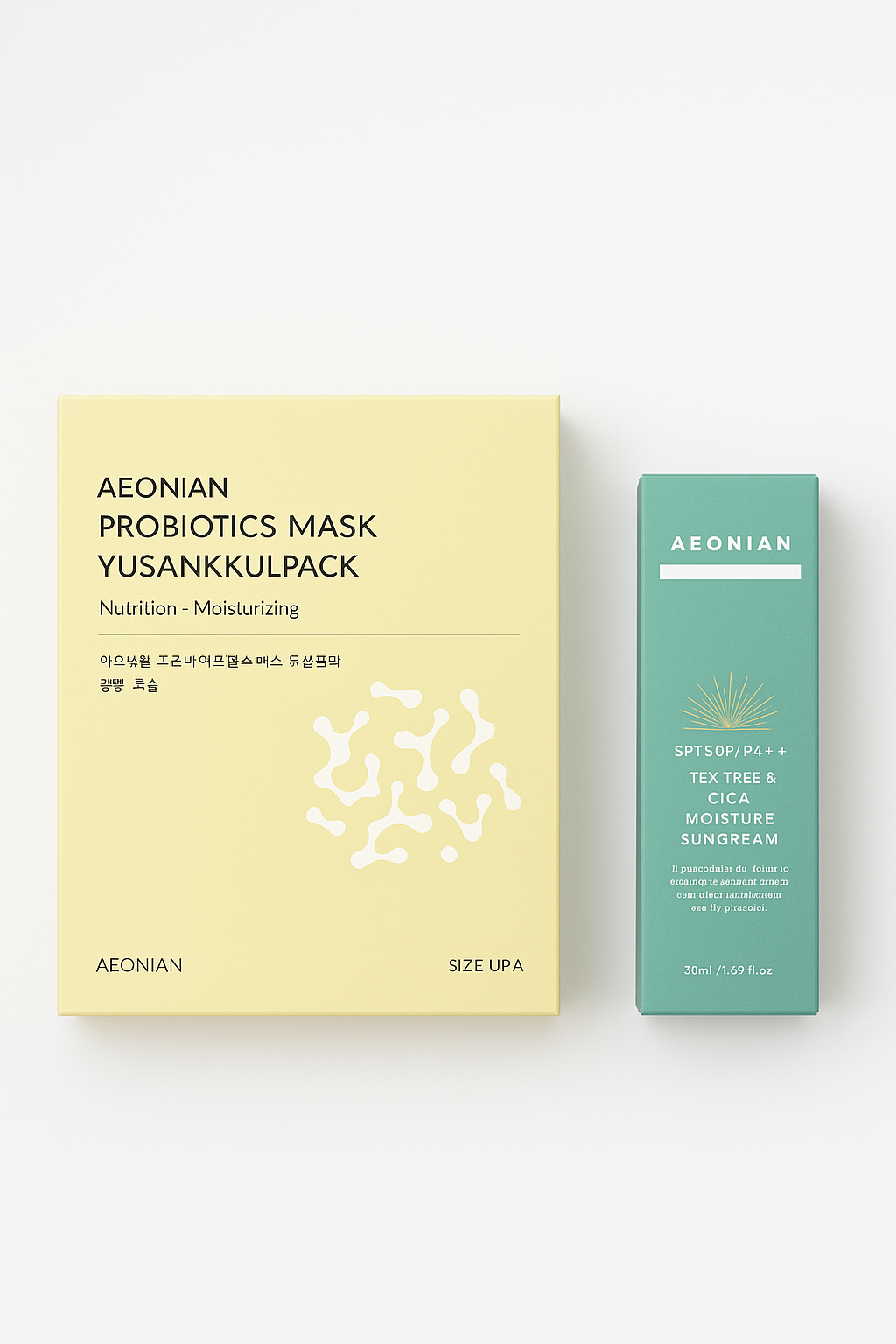 이오니언 프로바이오틱스 마스크 유산꿀팩 1BOX + 올데이즈 선크림 50ml 기획세트 - 메인 이미지