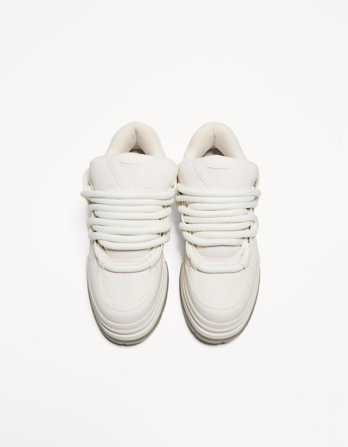 버쉬카 청키 스케이터 트레이너 2406/560 WHITE - 상세 이미지 4