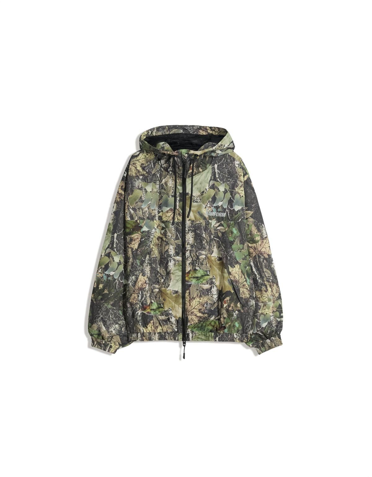 버쉬카 카모플라주 프린트 테크니컬 후드 집업 재킷 6799/759 KHAKI - 메인 이미지