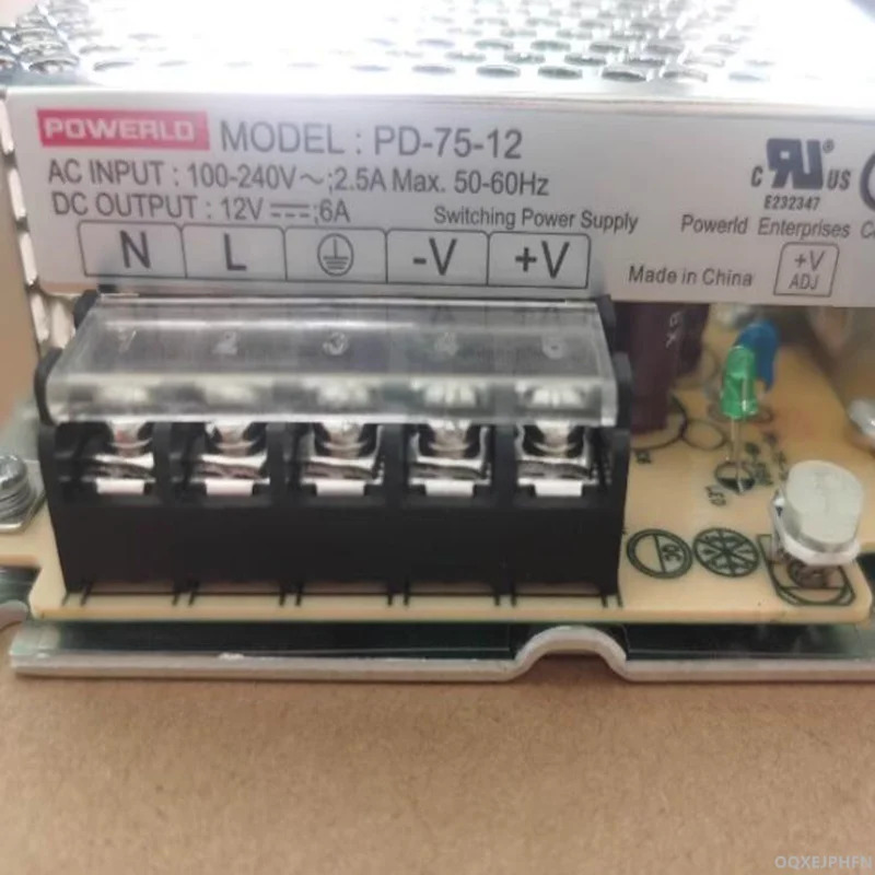 POWERLD 12V6A 75W PD-75-12 5V10A 12V4A 100W GZM-H100D512새 전원공급장치