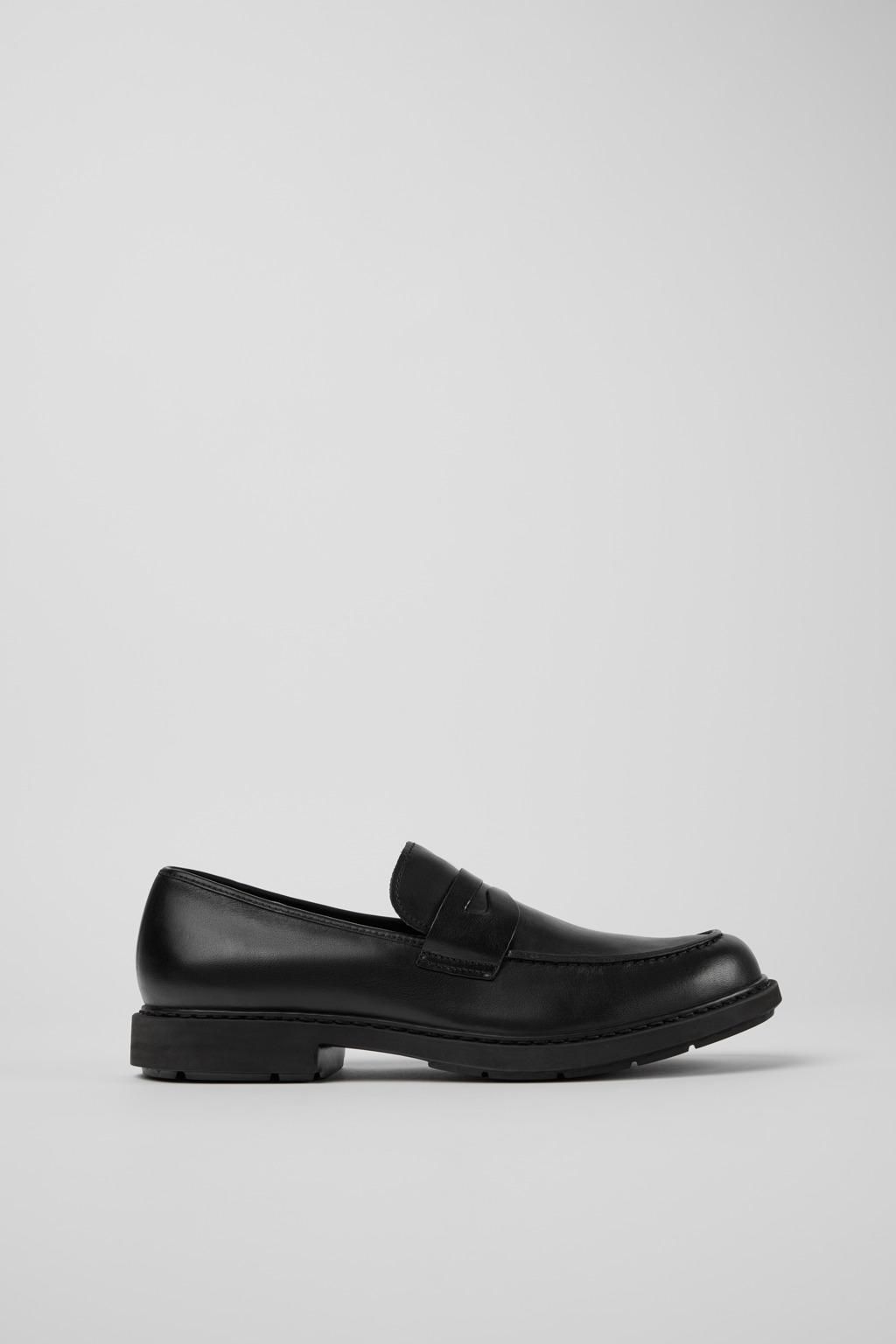 캠퍼 프리미엄 블랙 남성 로퍼 Neuman K100268-001 BLACK - 메인 이미지