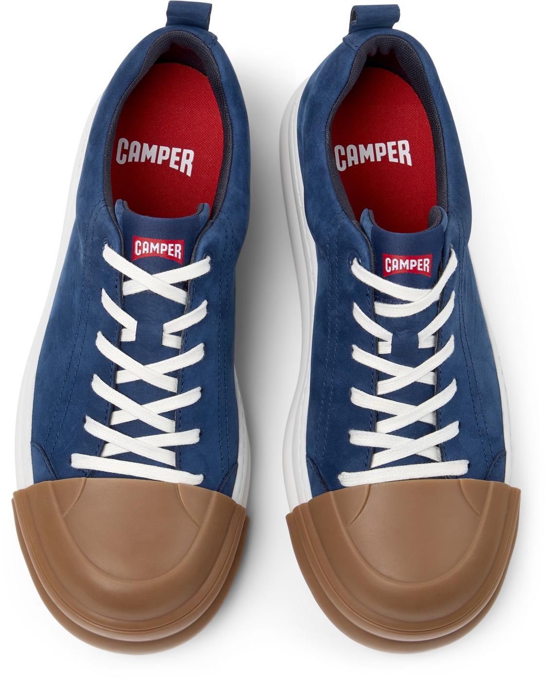 캠퍼 블루 누벅 스니커즈 Junction Runner K100978-013 BLUE - 메인 이미지