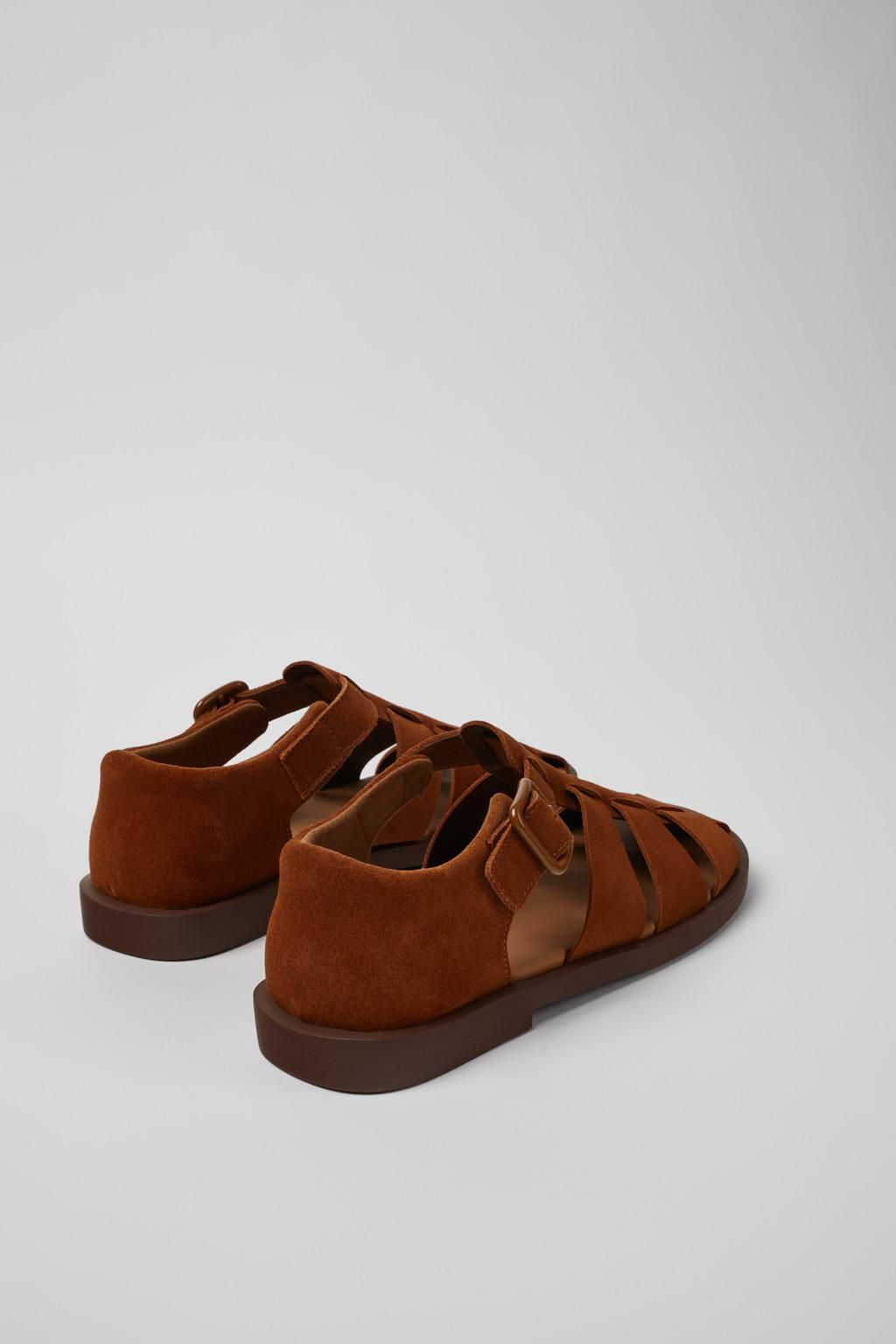 캠퍼 브라운 누벅 스트랩 샌들 남성 Don K101011-003 BROWN - 상세 이미지 3
